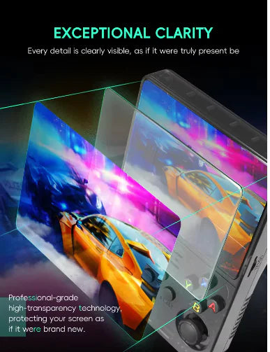 Shield Guard Tempered Glass Screen Protector for Handheld Game Console