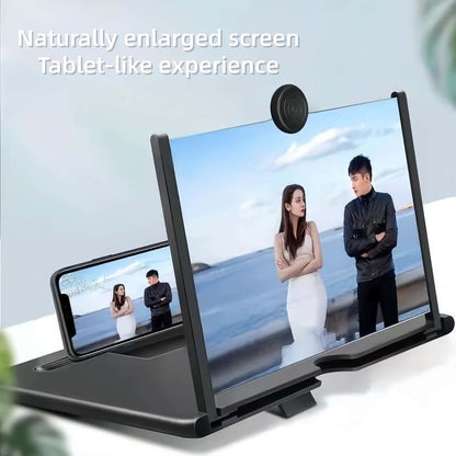 Mobile Phone Magnifier - Ultra-Hd Screen Magnifier for Easy TV Viewing Dual Orientation for Landscapes and Portrait Use Eye Protection Full-Screen Mobile Phone Magnification Screen Magnifier