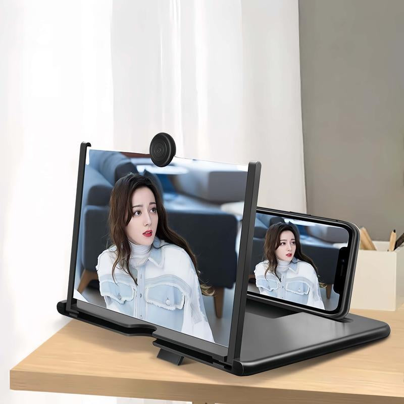 Mobile Phone Magnifier - Ultra-Hd Screen Magnifier for Easy TV Viewing Dual Orientation for Landscapes and Portrait Use Eye Protection Full-Screen Mobile Phone Magnification Screen Magnifier